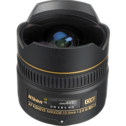 لنز Nikon AF DX Fisheye-Nikkor 10.5 mm f2.8G ED