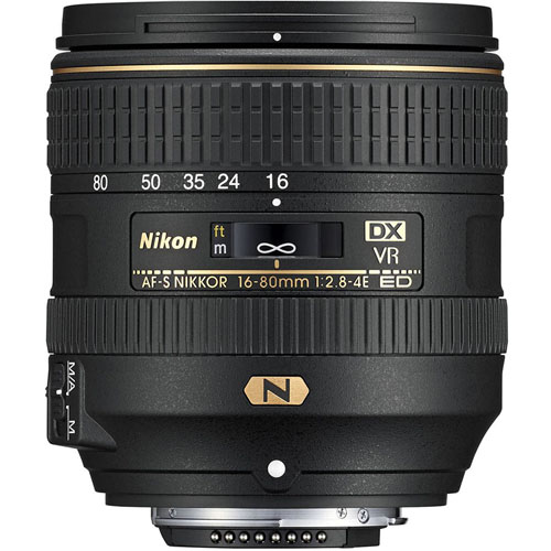 لنز Nikon AF-S DX Nikkor 16-80 mm F2.8-4E ED VR