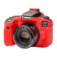 کاور سیلیکونی دوربین کانن Canon 90D قرمز